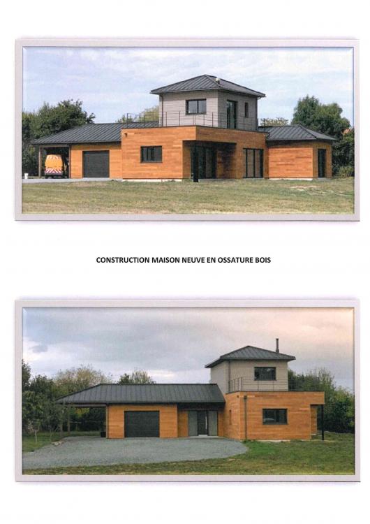 Construction maison neuve en ossature bois : Cliquer sur le lien ci-dessous pour voir les plans de l'ossature. |  | PLANS OSSATURE.pdf
